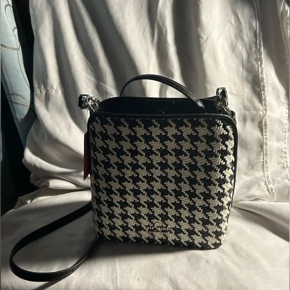 Kate Spade houndstooth crossbody handbag - Picture 12 of 13